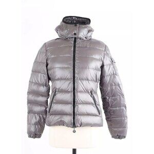 $1,640 Moncler Bady Down Puffer Jacket Size 1/S Grey